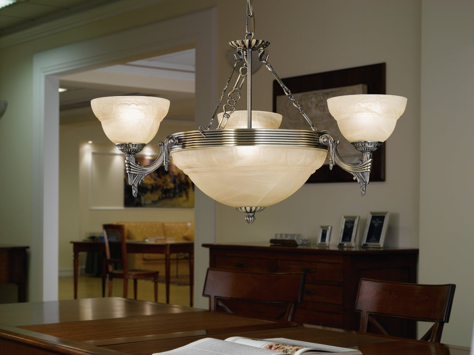 Marbella 6 Light Chandelier Bronze 85857