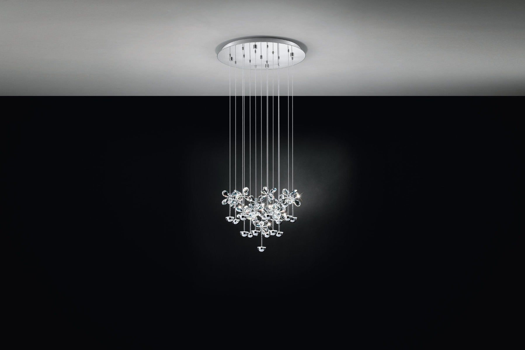 Pianopoli 37.5W LED Pendant Chrome / Warm White 93662