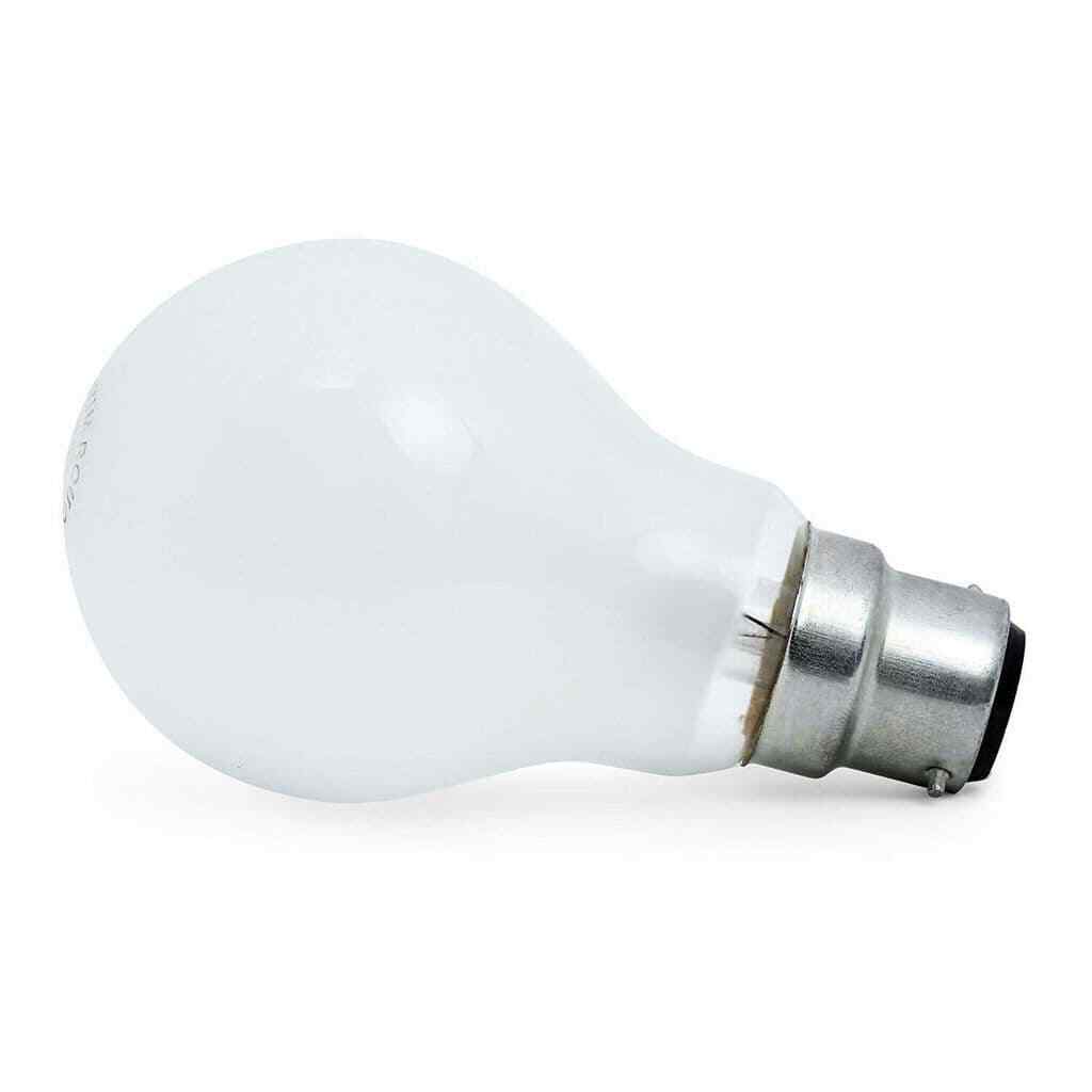 24V 60W AC/DC BAYONET GLOBE FROSTED B22 LAMP - 16323