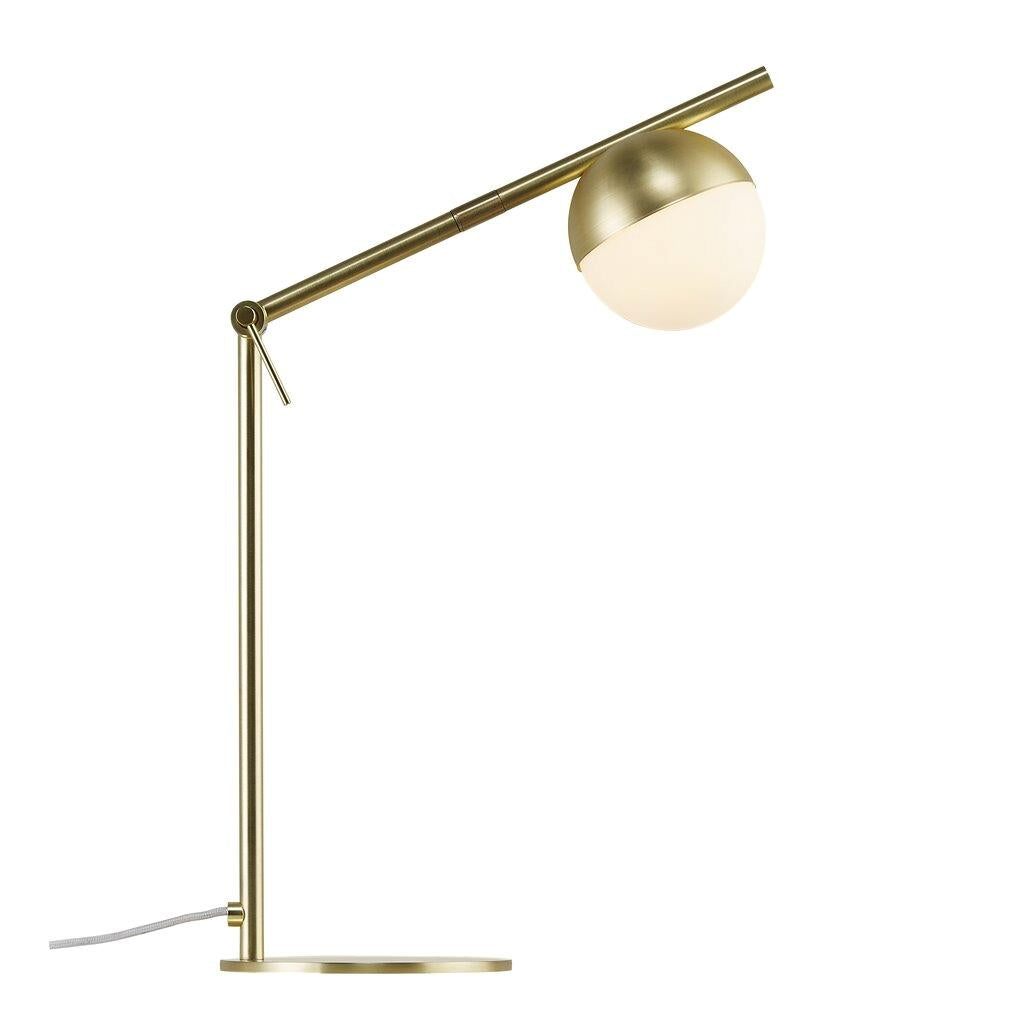 Contina Table Metal, Glass Brass, Opal - 2010985035