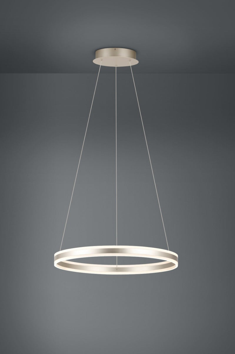 Tonarella 1 Ring 78W LED Pendant Champange/ Warm White 39313