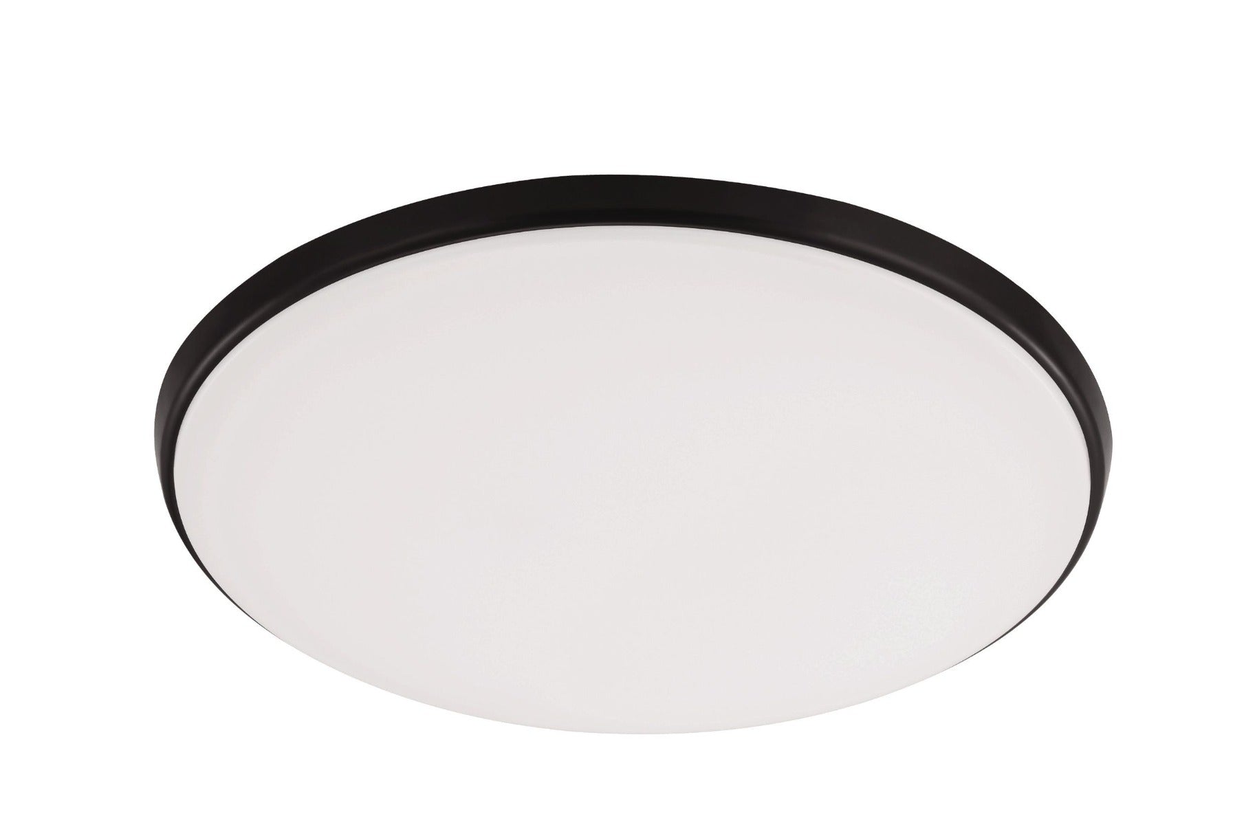 Ollie 12W Dimmable LED Oyster 250MM Light Black / Tri-Colour 203692