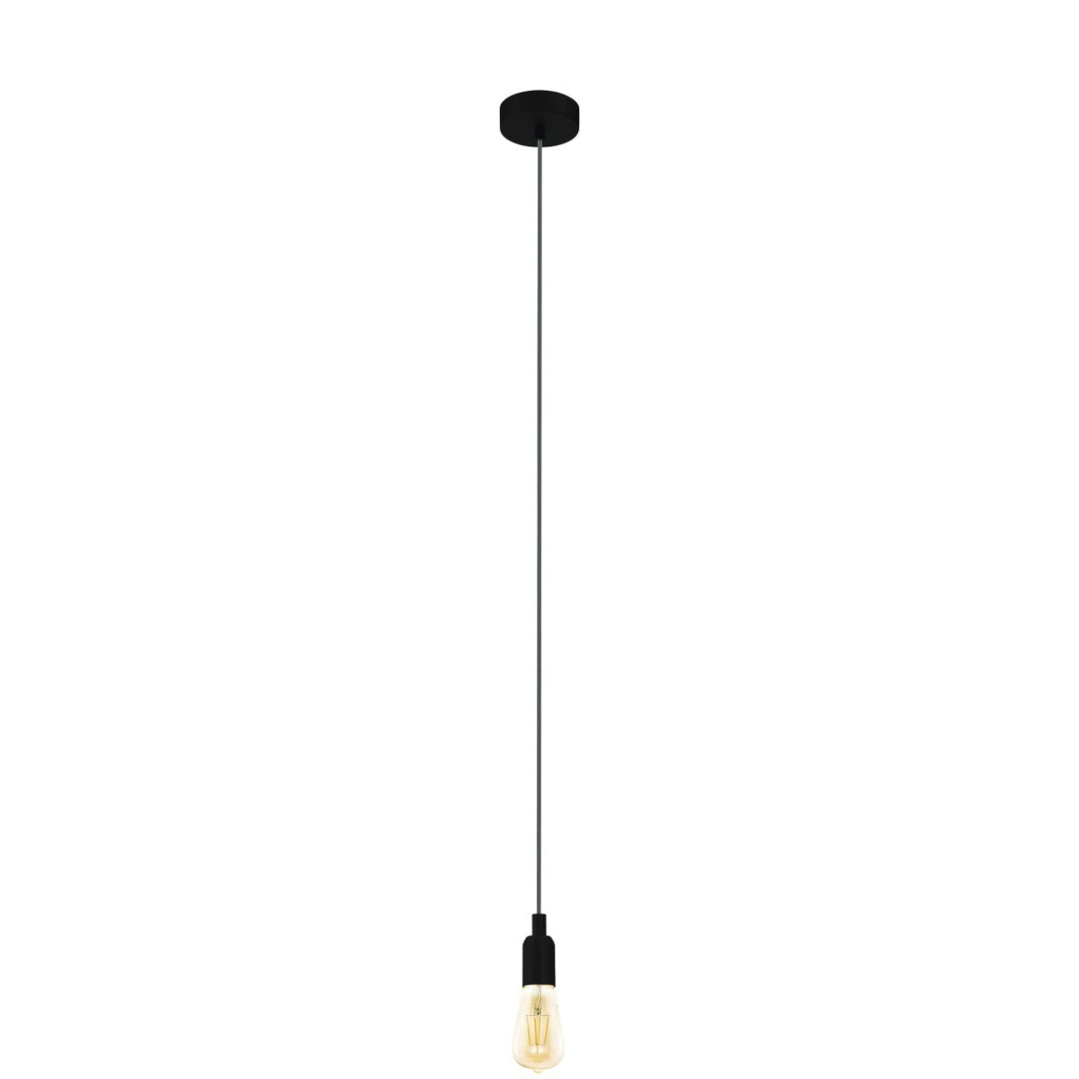 Adri 3 Light Pendant Black 60W E27 BLACK 98063N