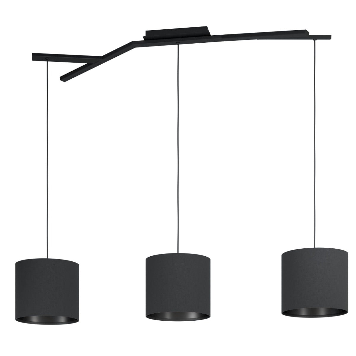 BALNARIO PENDANT LIGHT 3X40W E27 BLACK 39886N