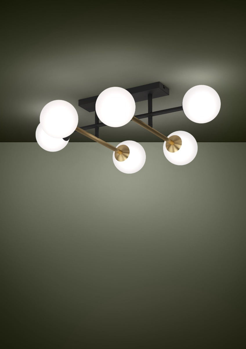 PAZ Ceiling Light 40W E14 Black 390176