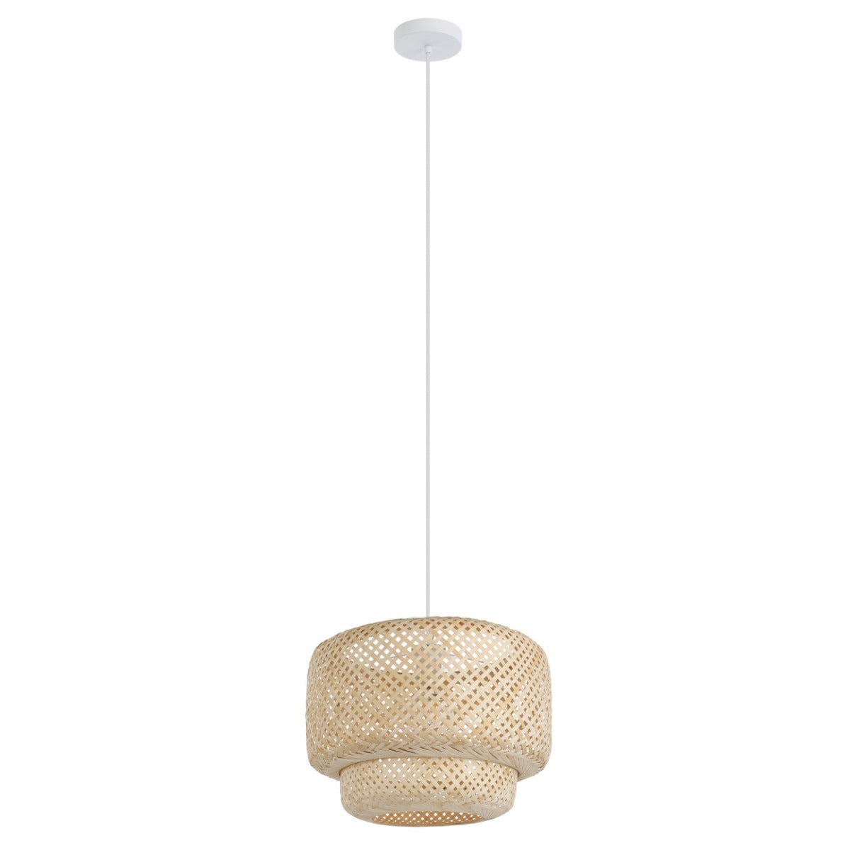 HETTONLE PENDANT LIGHT 1X40W E27 CANE NATURAL 43868N
