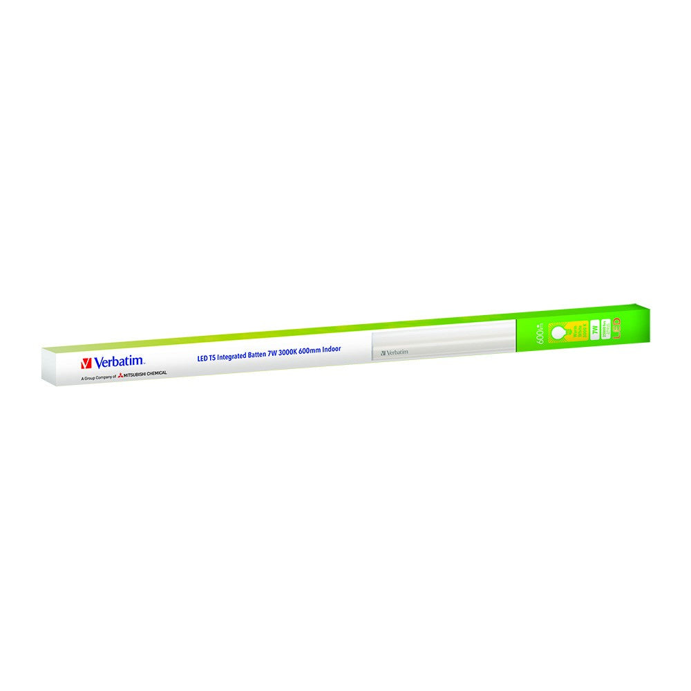 Integrated T5 LED Light in 7w 600mm (3000k) Verbatim