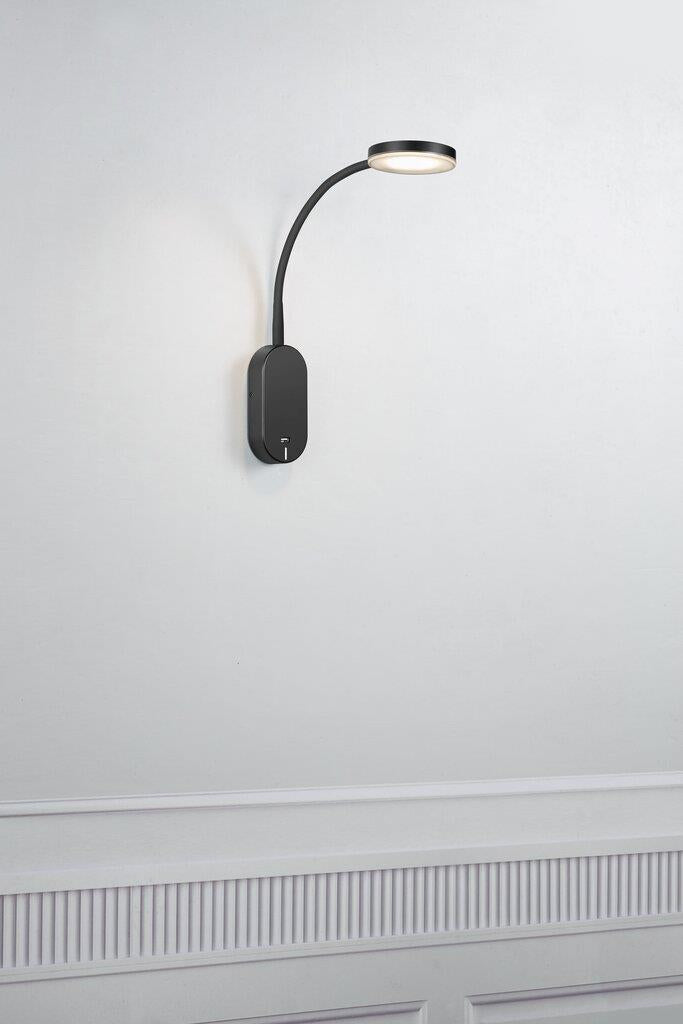 Mason Wall Plastic Black, Frosted - 47131003