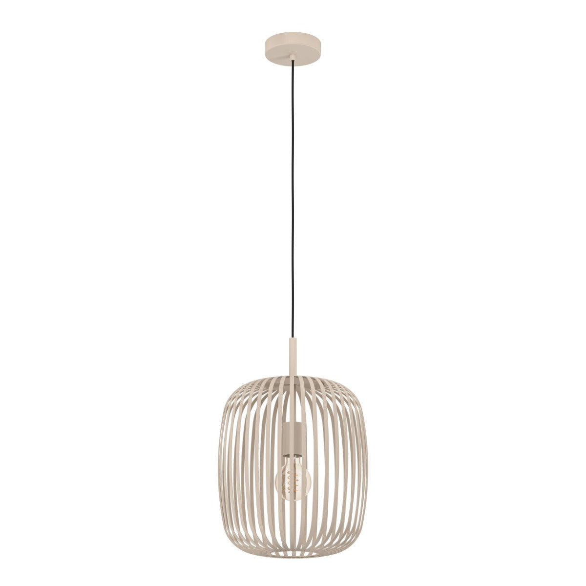 Romazzina 1 Light Pendant 40W E27 Sandy 900496N