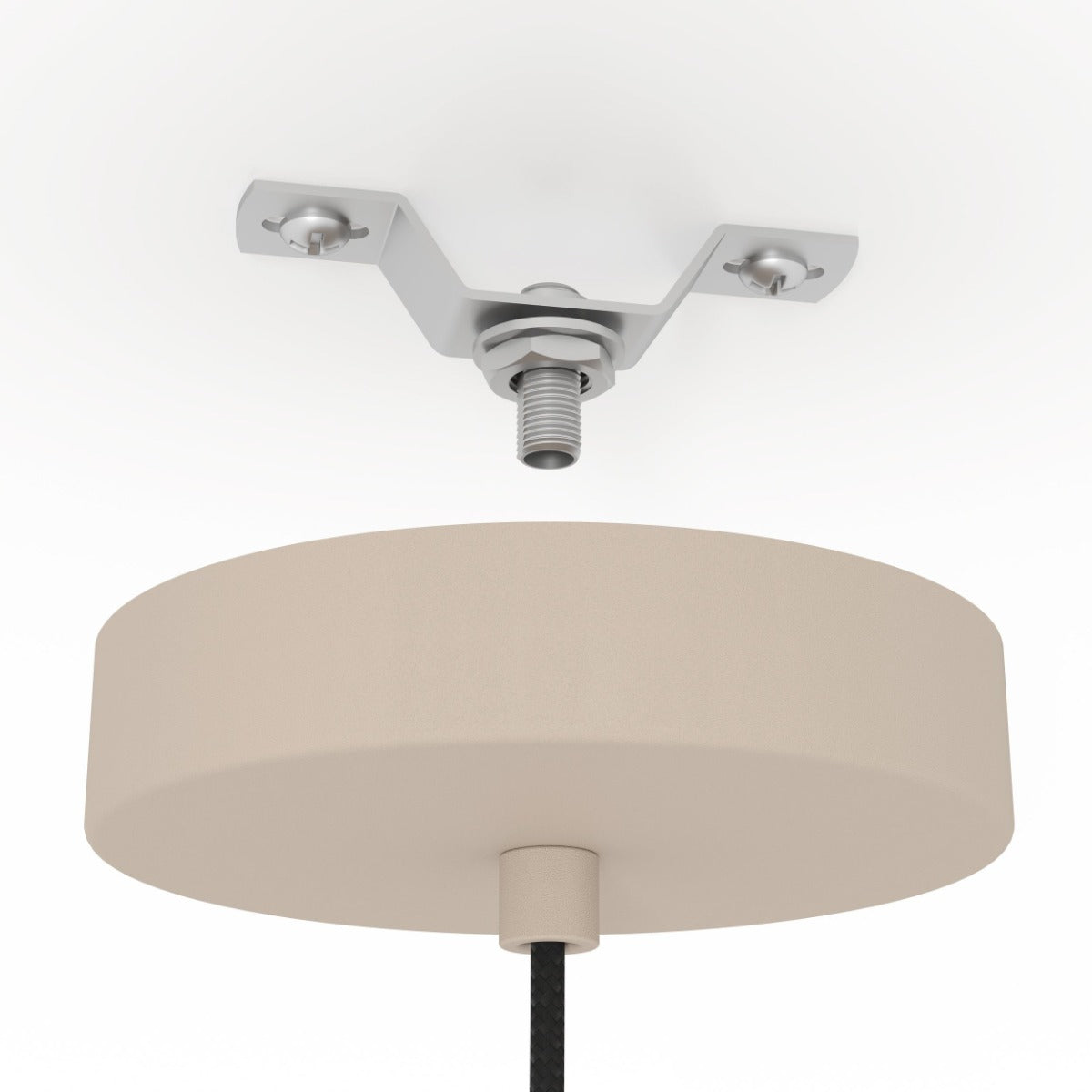 Romazzina 1 Light Pendant 40W E27 Sandy 900496N