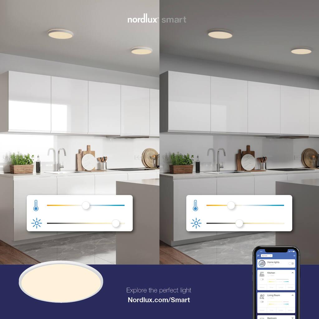 Oja 30 Smart Light Ceiling Plastic White - 2015036101