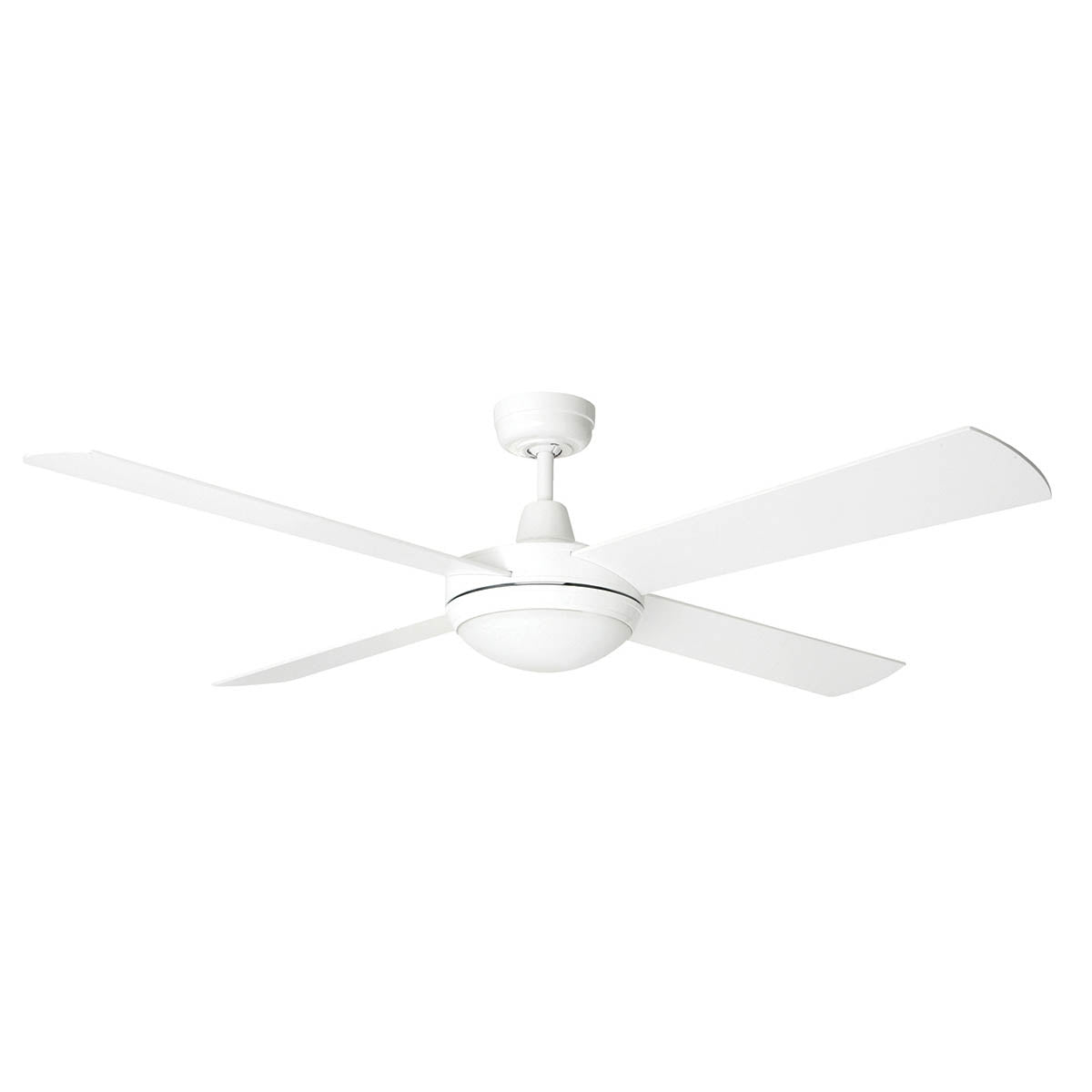 TEMPEST 52" CEILING FAN W/ LED LIGHT CCT LED B22 MATT WHITE - 20580/05