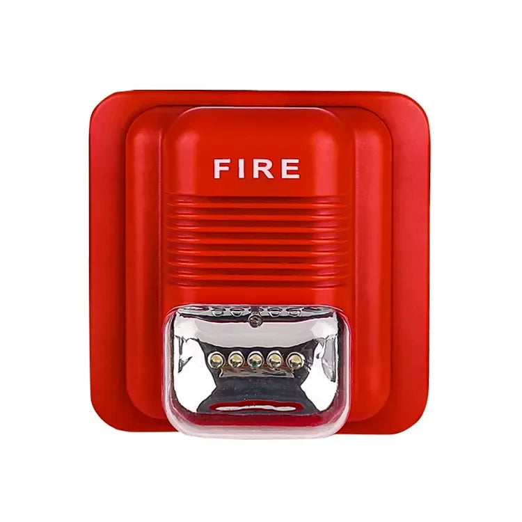 Yistar High‑Intensity Fire Strobe Siren with LED Flash, 12V/24V