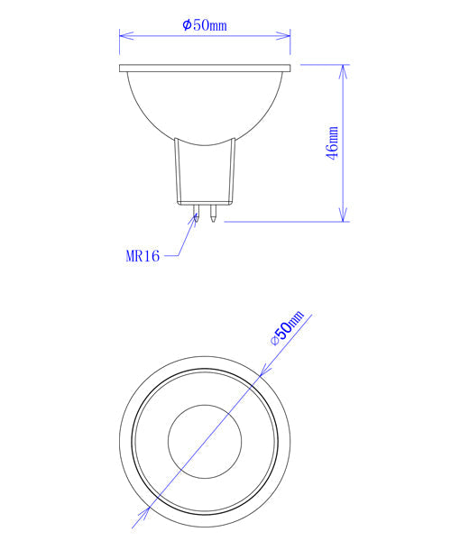 CLA Lighting MR16 LED Coloured Globe 5W