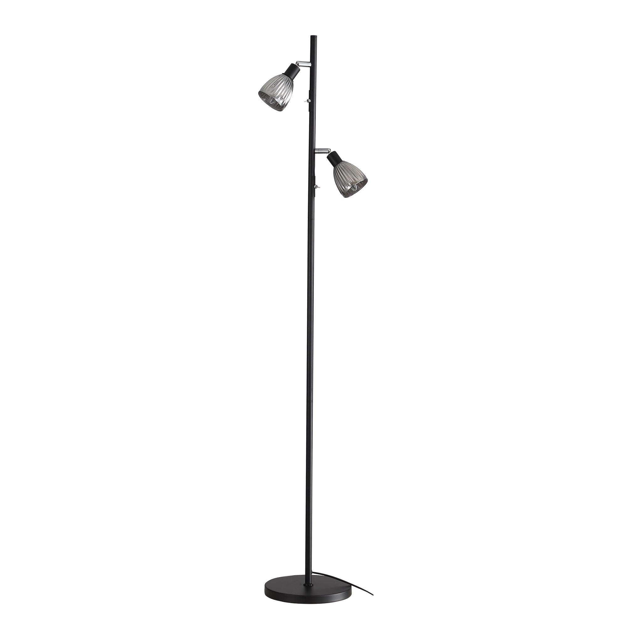 Stylux Alma Twin Floor Lamp Black