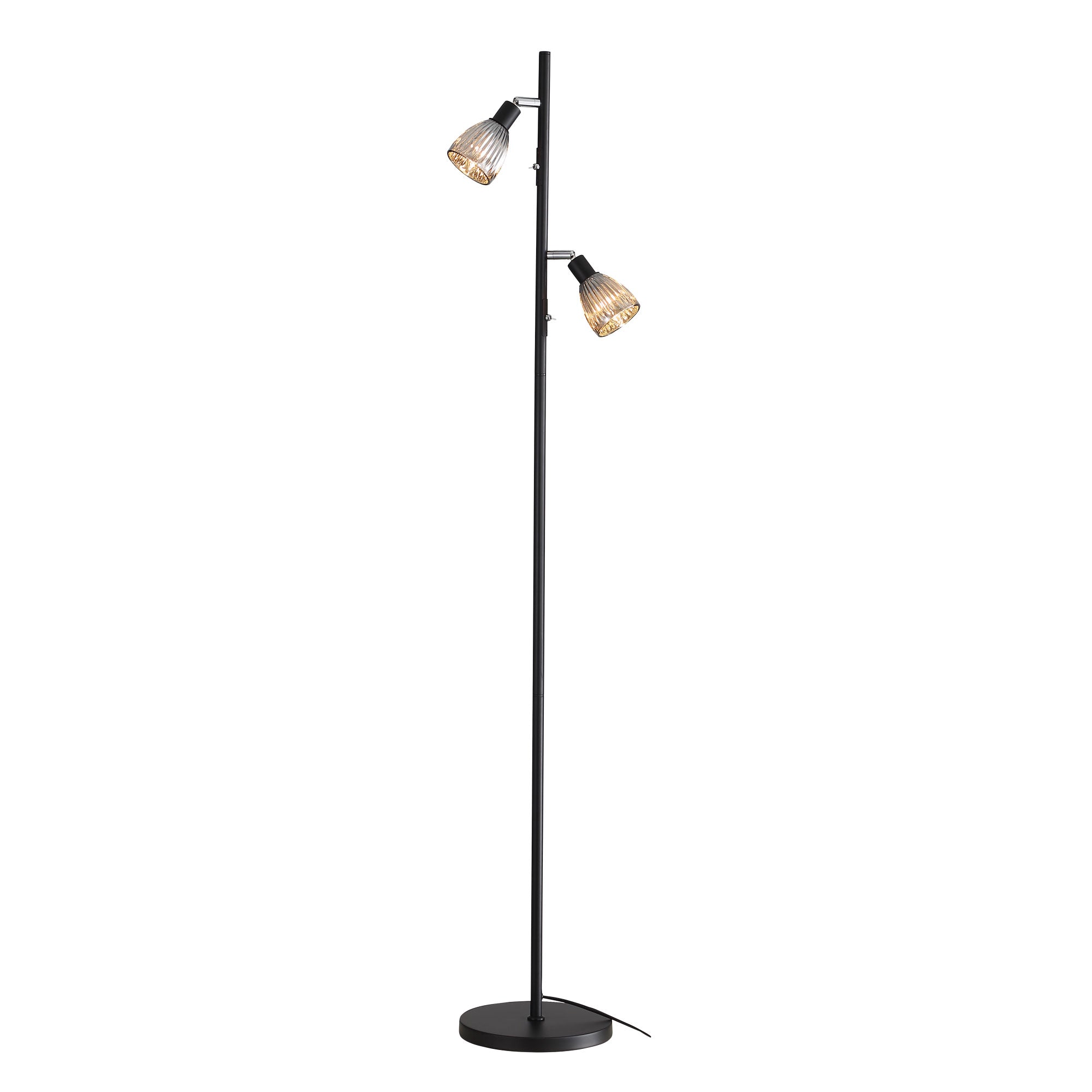 Stylux Alma Twin Floor Lamp Black