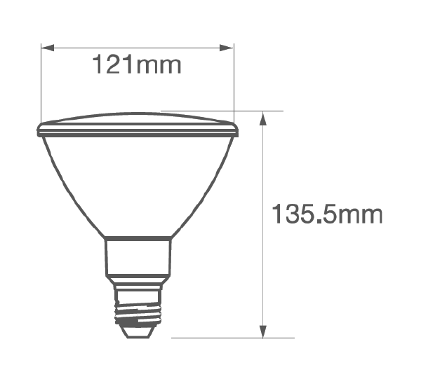 Energetic Lighting SupValue Tri PAR38 E27 Globe