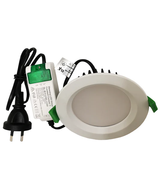 GALTRI: LED Dimmable Tri-CCT Fixed White Recessed Downlights GALTRI02A