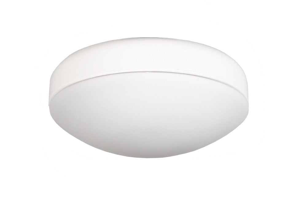 Eclipse with Frosted Glass Ceiling Fan Light Kit White - A3480