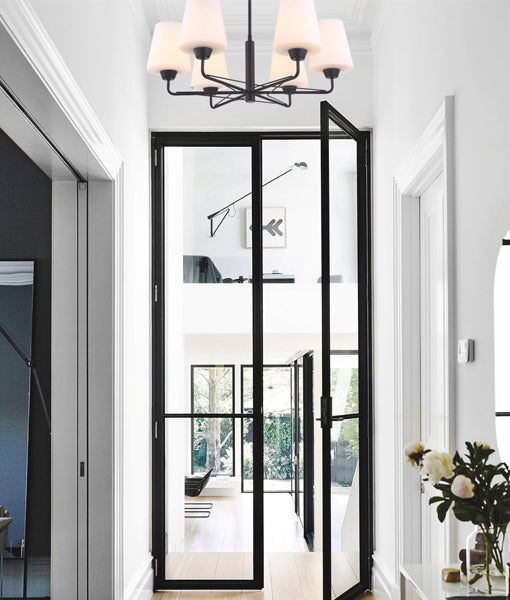 ABBEY Interior Pendant Light Matt Black ABBEY1 CLA Lighting
