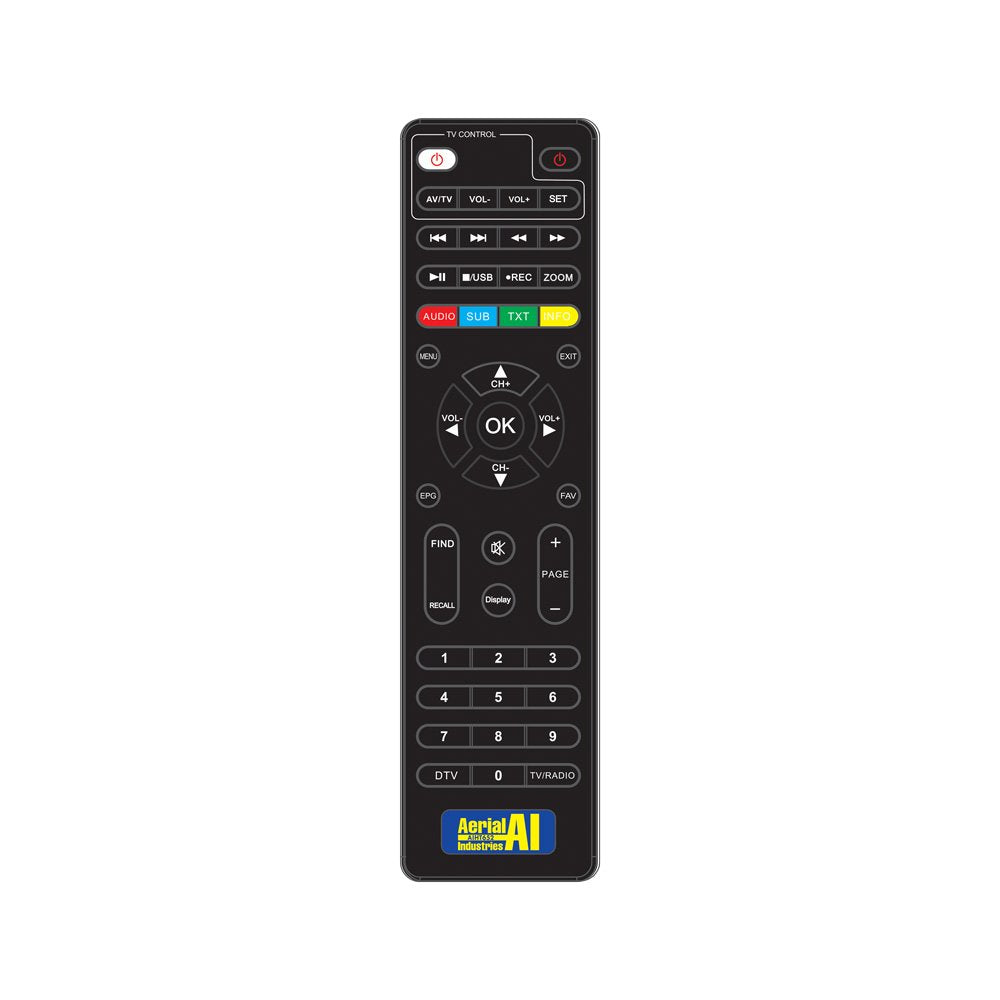 HD SET TOP BOX WITH USB RECORER AERIAL INDUSTRIES - AIHT652