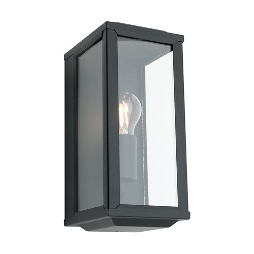 ANGLESEA 1LIGHT EXTERIOR WALL LIGHT (ANGL1EBLK) BLACK COUGAR LIGHTING