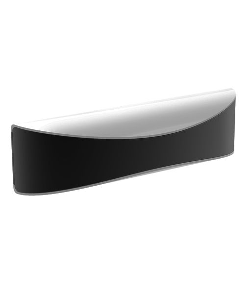 WALL LED S/M Dark Grey Curved UP/Dn APIS1 Cla Lighting