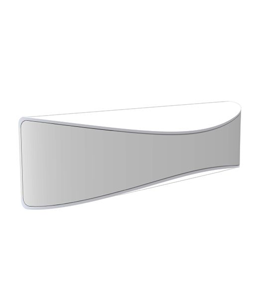 WALL LED S/M Matt WH Curved UP/Dn APIS2 Cla Lighting