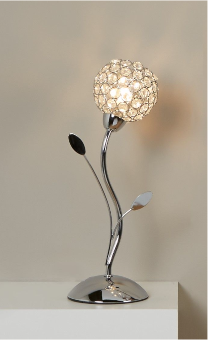 Elegant Floral Table Lamp AU4571-CC