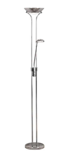Simple 2 Light Floor Light in CHROME AU5430-CC