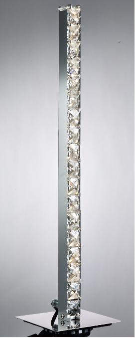 Glass 5.5W LED Crystal Effect Table Lamp AU700186