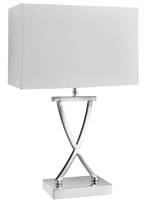 Large Table Lamp with Classic White Shade AU7923-CC