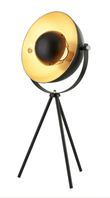 Tripod Style Table Lamp AU8021-BK