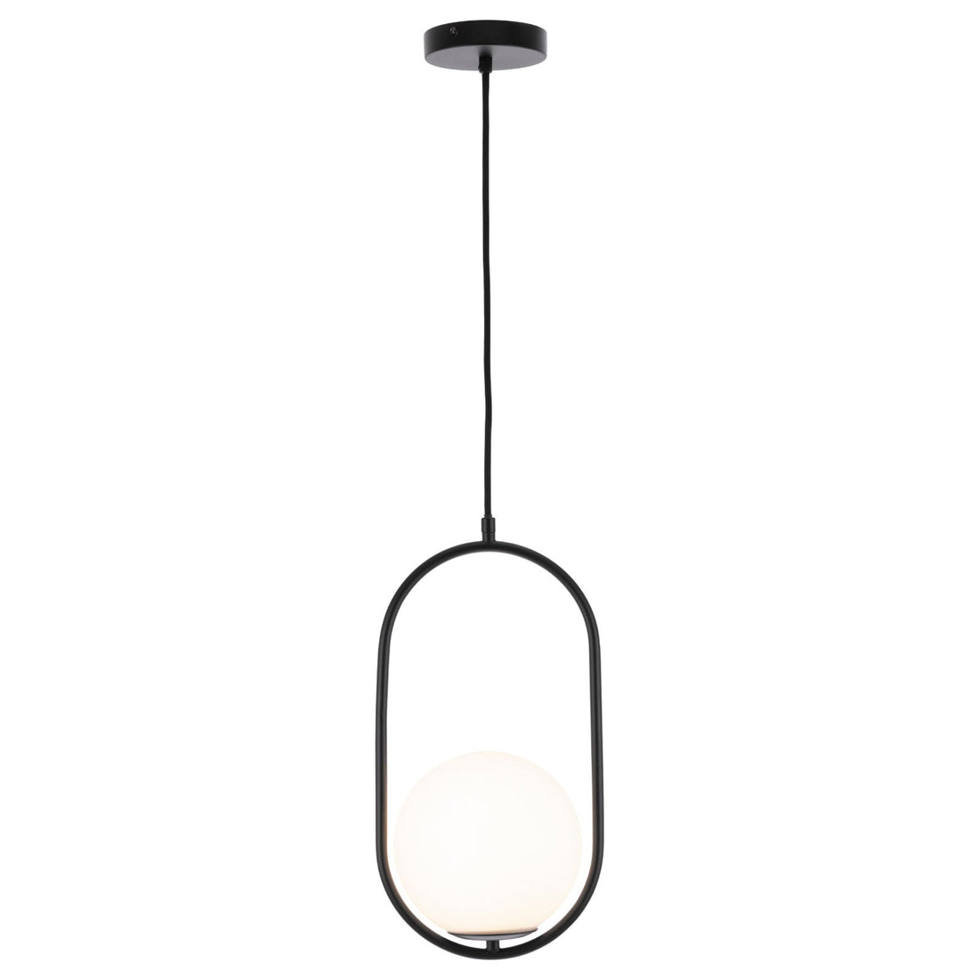 Ava 1Lt Pendant Light-MPL505BLK
