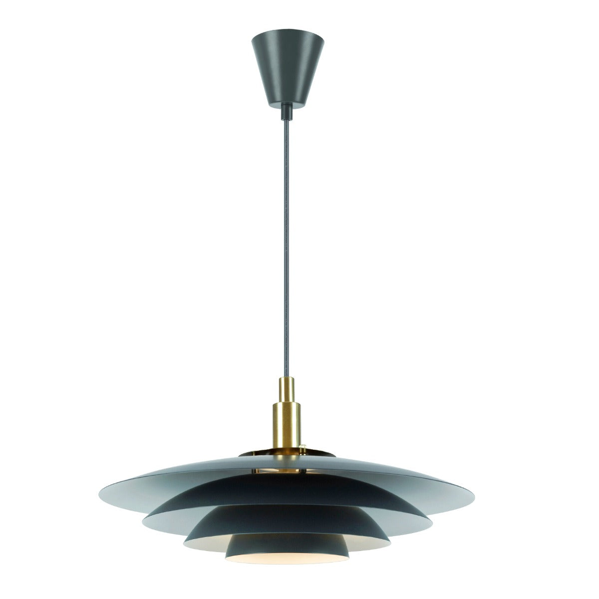 Bretagne Scandinavian Pendant Grey - 39489910