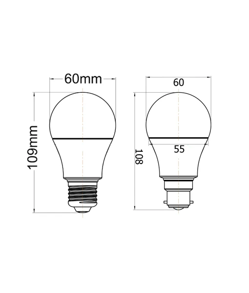 GLOBE LED BC GLS DIMM 10W 5000K FR 300D (850 Lumens) WTY 3YR GLS11DB