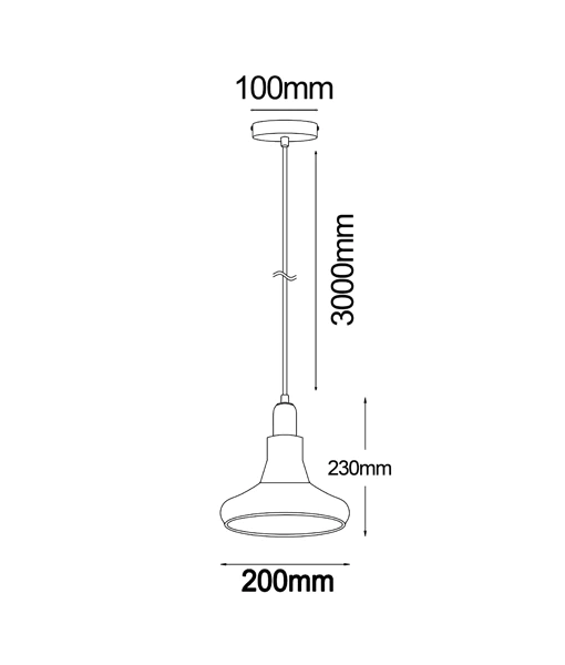 CHAMPAGNE GU10 PENDANT BARROSA Cla Lighting- BARROSA