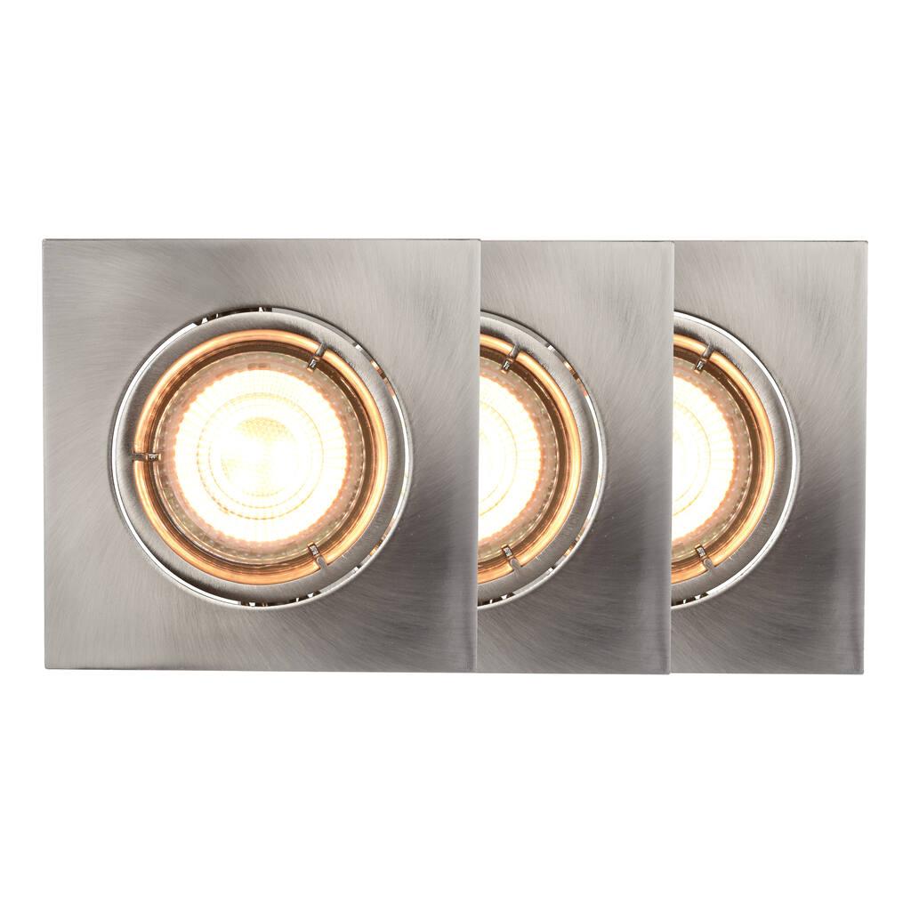 Carina Smart Light Square 3-Kit Built in Metal Nickel - 2015680155