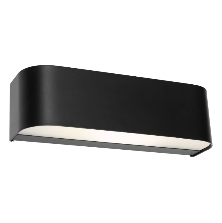 BENS1WBLK, BENSON 1LT WALL LIGHT BLACK