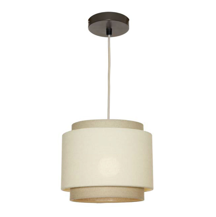 BERN1PSBGE, BERN 1LT PENDANT SMALL BEIGE