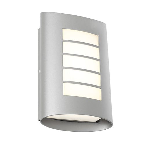 Bicheno LED Wall Light EXTERIOR SILVER BICH1ESLV Cougar Lighting
