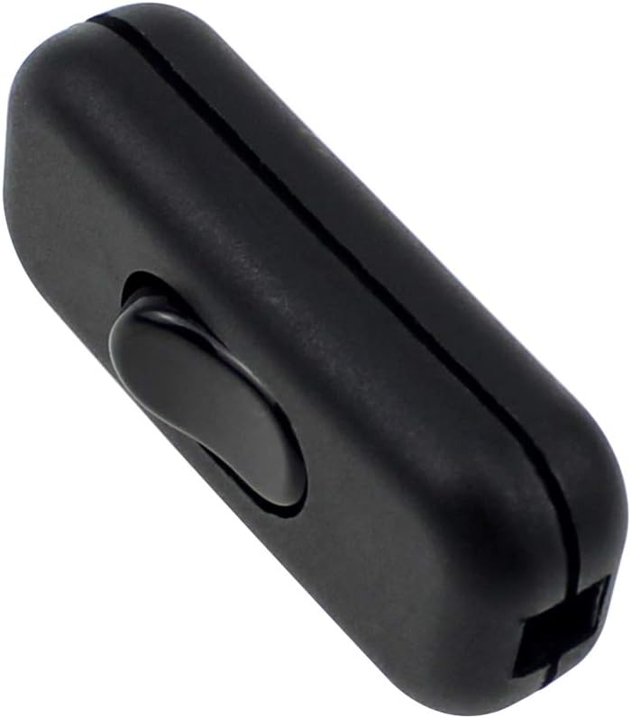 In-line Switch 6A 250v Screw Terminal Avalible in Black or White
