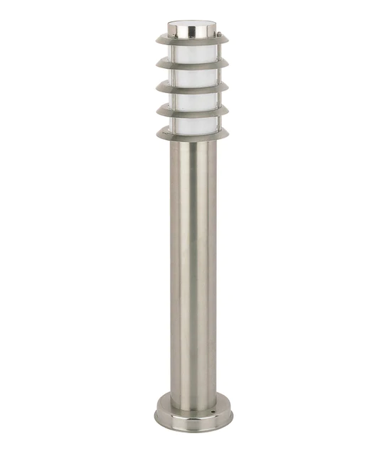 BORDA Exterior E27 Surface Mounted Louvred Black Bollard Light IP44- BORDA6