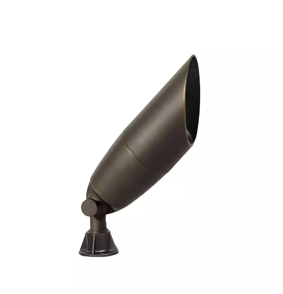 Maryborough 12v MR16 Spotlight Outdoor Brass IP65 Waterproof LED Spike Light Antique Design For Garden Landscaping