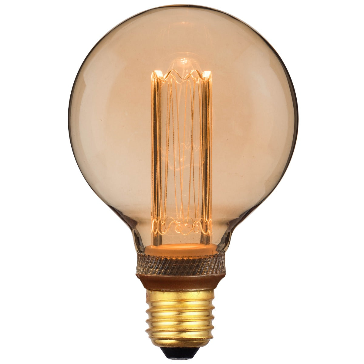 Deco E27 G95 Retro Dim 1800 Kelvin 120 Lumen Light Bulb Gold - 2080202758