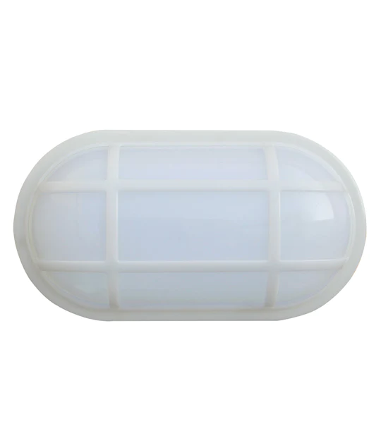 BULK Oval LED Exterior Bulkhead Lights with Optional Cage IP65- BULK14