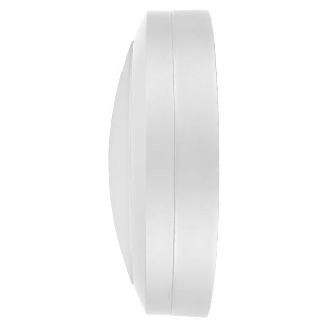 Kensley 10w 20cm LED Round Bunker Light 4000k Cool White in White or Black Facia