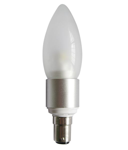CLA LIGHTING 4W Candle LED GLOBE CLEAR SBC NW 5000K CAN8