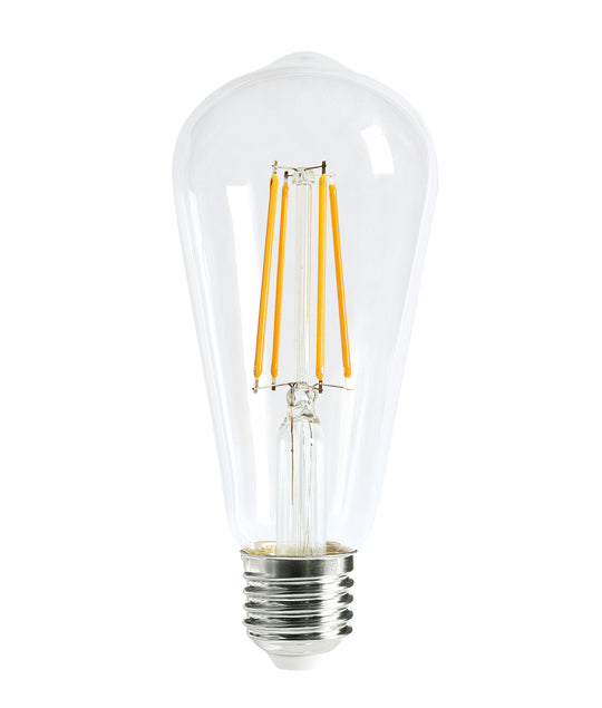 ST64 Pear Shape LED Filament Dimmable Globes Clear Diffuser (8W)- CF28DIM