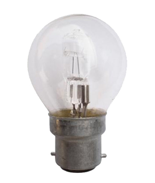 CLA LIGHTING HALOGEN GLOBE ES FANCY ROUND 28W CLEAR 2800K CLAHAFR28WESCL